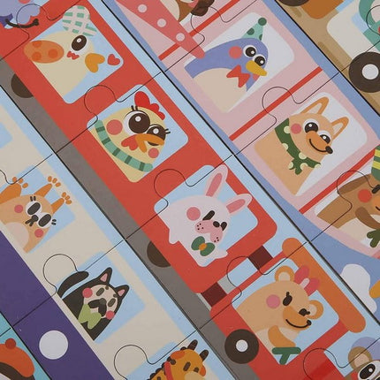 Extrokids Wooden Toddlers Traffic Number Puzzle - EK1704