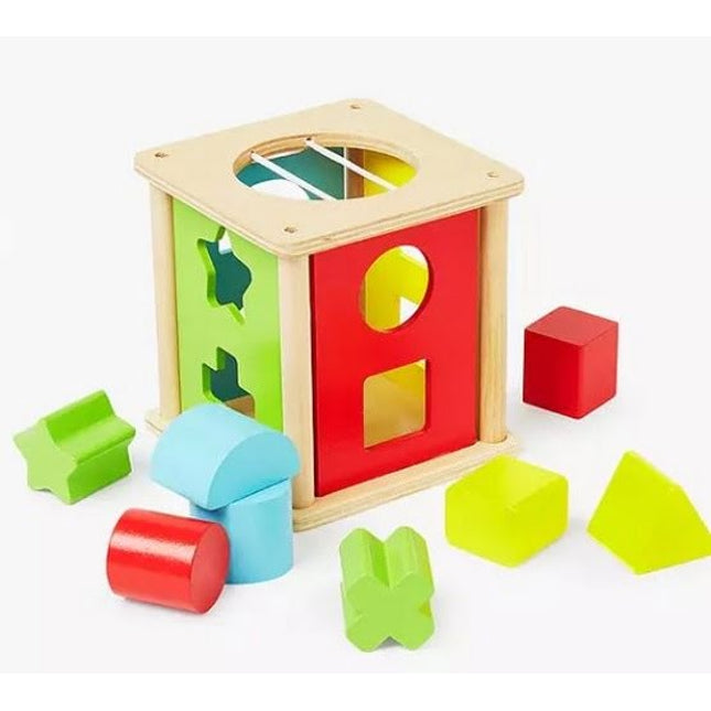 Extrokids Wooden Learning Shapes Matching Toy - EKT1713