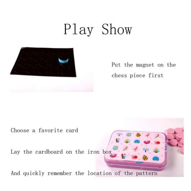 Extrokids Montessori Wooden Memory Toy Set 1 - EKT1749