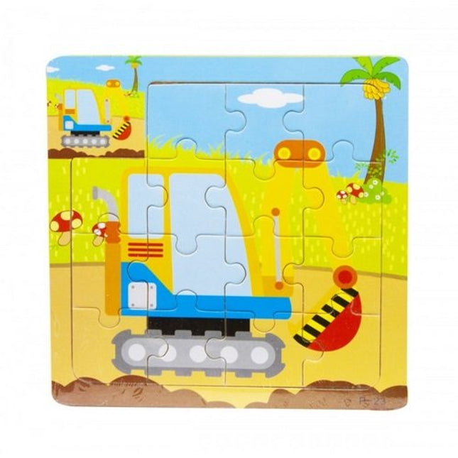 Extrokids Wooden 9 Pcs of Montessori Jigsaw Puzzle - EK1777