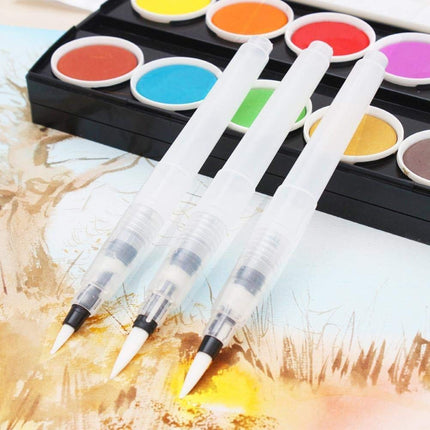 Extrokids Water Brush Pen for Watercolor Calligraphy Drawing Tool Marker (3 Pcs Painting Water Pen) - EKC1837