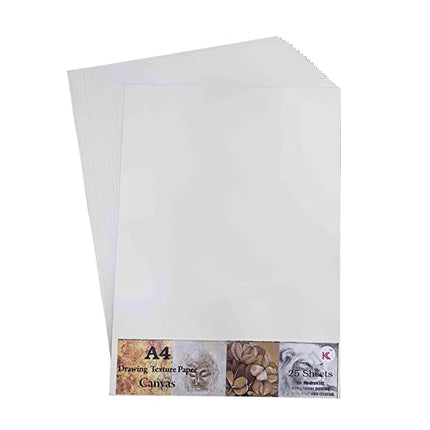 A4 Canvas Drawing Texture Sheet - EKC1948