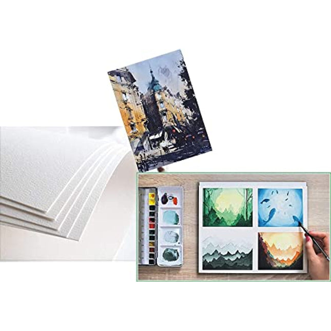 A4 WATER COLOUR DRAWING CARD 10 SHEET - EKC1949