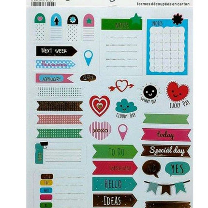 MONTHLY AND WEEKLY PLANNER STICKER(YCLD) - EKC1959