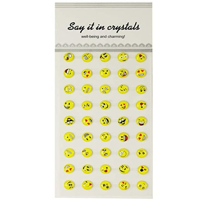 Smiley Crystal Sticker - EKC1971