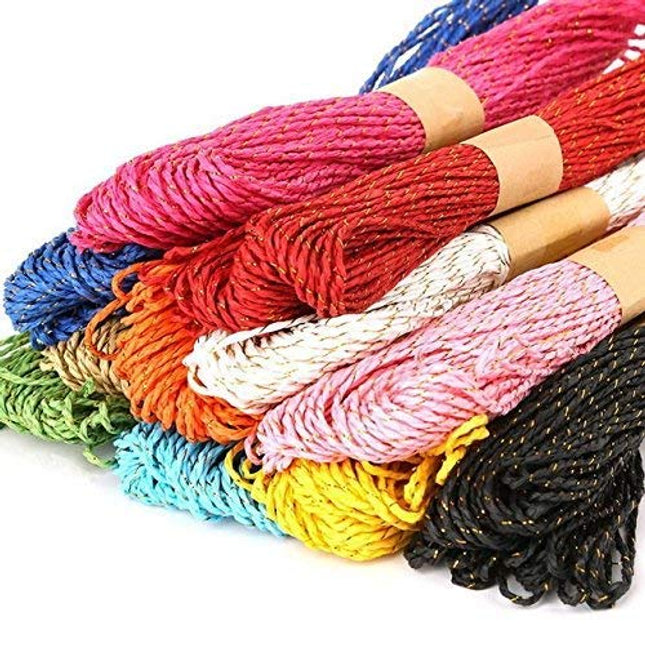 PAPER THREAD CC 10MTR (12 COLOR) (PTC10) - EKC1976