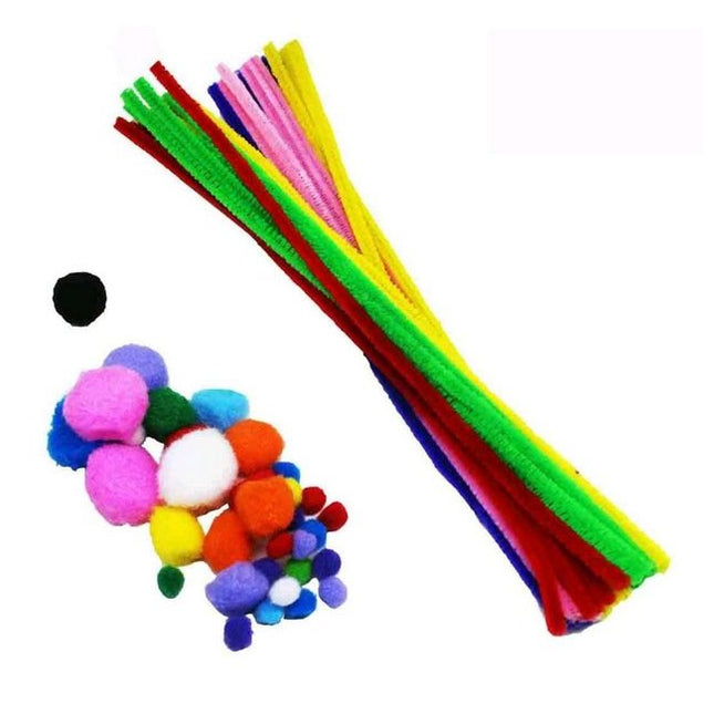 Pipe Clener + pom Pom pack - EKC1988