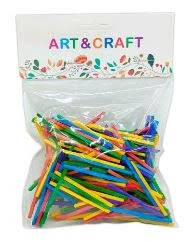 Craft Sticks - mini - multi purpose - 5 cm - color ful - EKC2003
