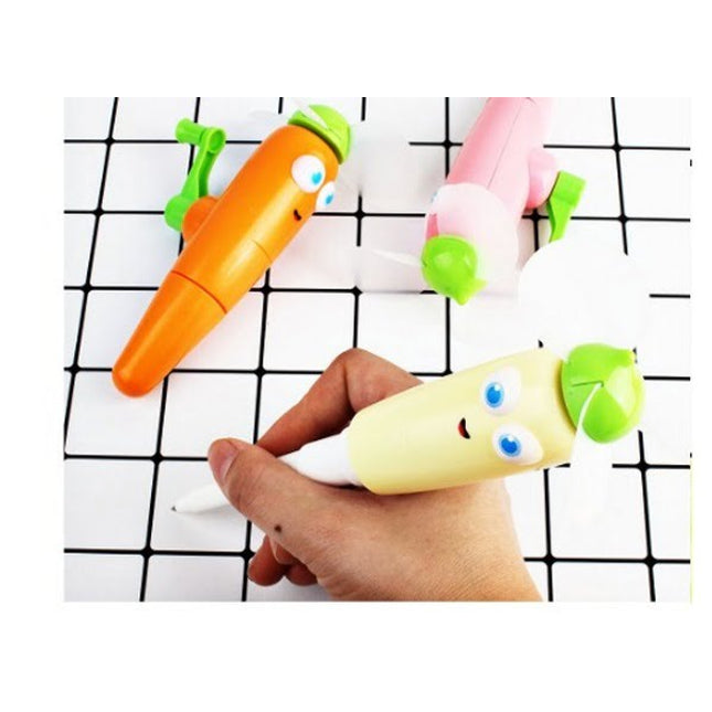 CARROT FAN PEN PLASTIC - Great option for return Gifts - EKH0070
