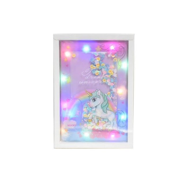 Unicorn LED Light up Notebook Diary / 3 Mode Unicorn Light Diary for Girls/Unicorn Theme Gift - EKH