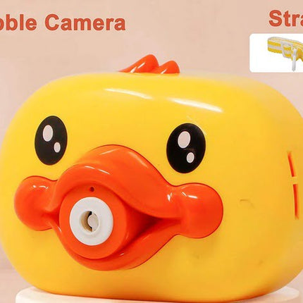 Extrokids Duck Model Portable Bubble Maker with 2 Bubble Solutions - EKH0104