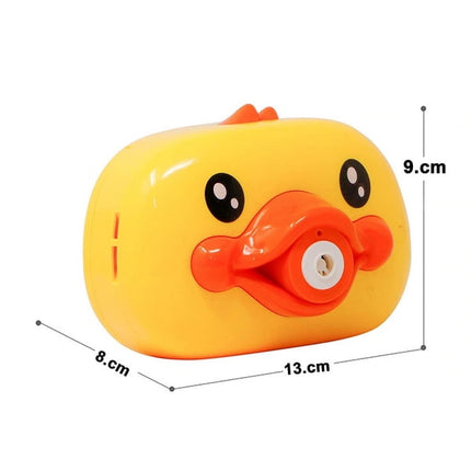 Extrokids Duck Model Portable Bubble Maker with 2 Bubble Solutions - EKH0104