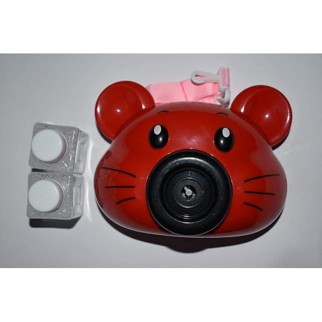 Bubble Machine Camera for Kids Bubble Blower Machine with 2 Bubble Solution - EKH0106