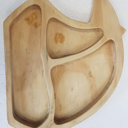 Extrokids Wooden For Children Boat Shaped Kids Tray - EKH0118