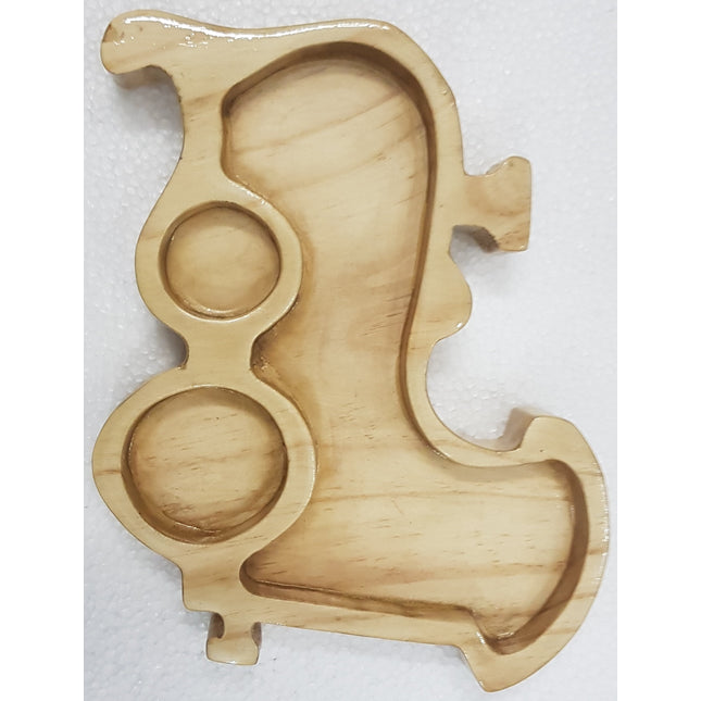 Extrokids Wooden For Children Train Shaped Kids Tray - EKH0120