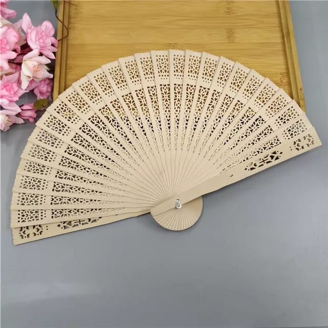 Wooden Hand Fan - EKH0133