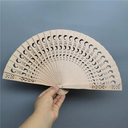 Wooden Hand Fan - EKH0133