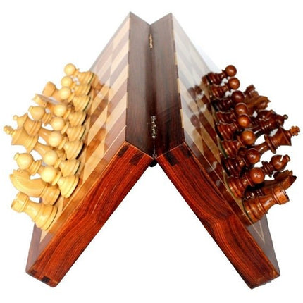 Extrokids Wooden 12 Inch Magnetic Chess Board - EKIT0067