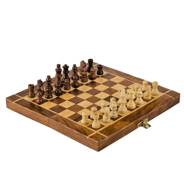 Extrokids Wooden 10 Inch Plain Chess Board - EKIT0068