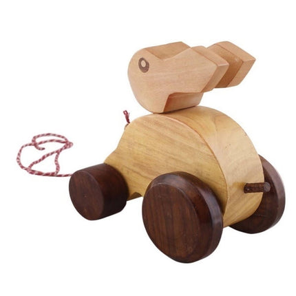 Extrokids Wooden Rabbit String Toy - EKIT0069