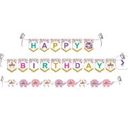 Load image into Gallery viewer, Happy Birthday banner - Elephant - EKPS0018
