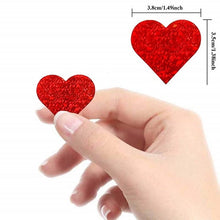 Load image into Gallery viewer, Red Heart Shape Love Large Decorative Stickers Roll
