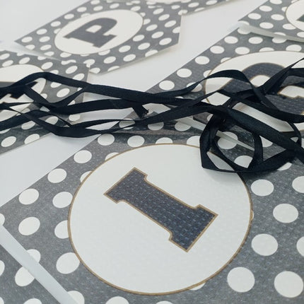 Happy Birthday banner - Polka Dots - EKPS0021