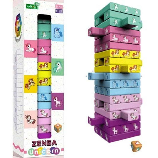 Extrokids Funplay Learning Zenga Unicorn Colourful Blocks - EKR0021