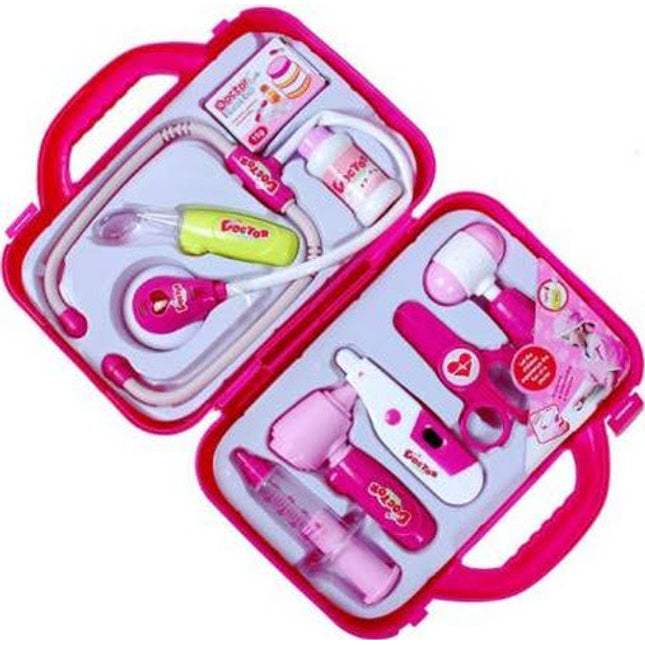 Extrokids Montessori Doctor Nurse Set Family Medical Suitcase Toy - EKR0035
