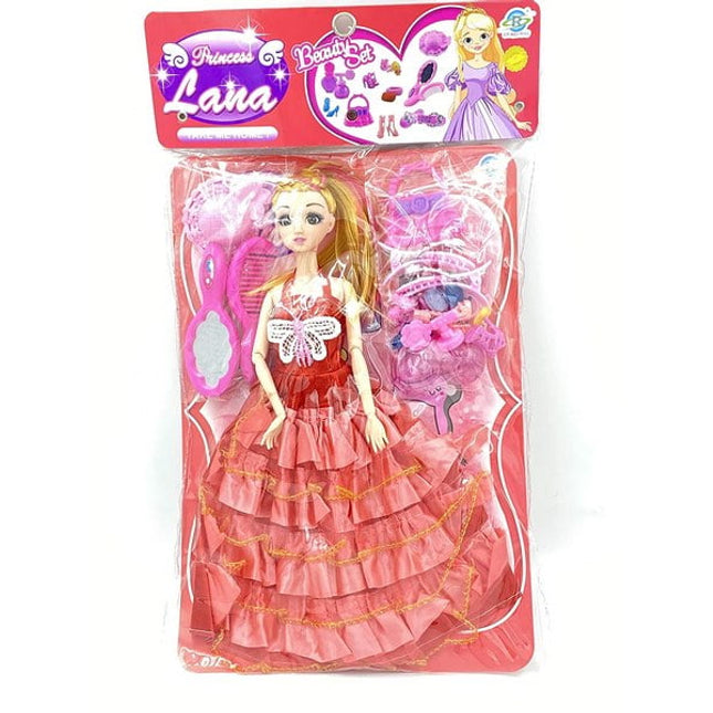 Extrokids Princess Lana Doll with Beauty Accessories Set - EKR0037