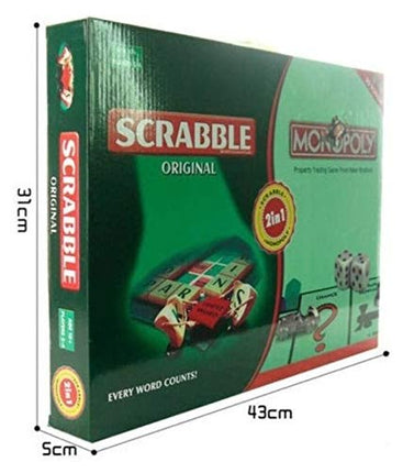 Extrokids Montessori Learning and Family Games Portable Scrabble Box - EKR0064