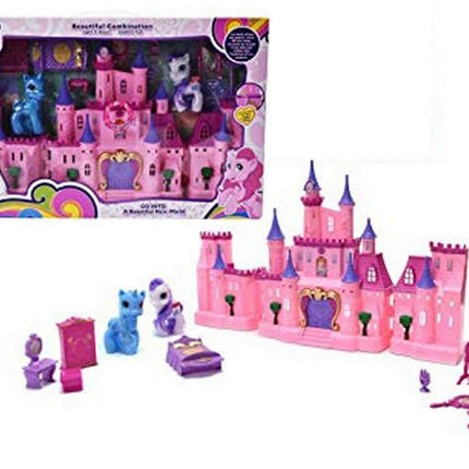Extrokids Pretend Toy Princess Castle Doll House Play Set - EKR0095