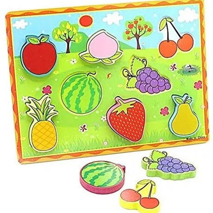 Extrokids Montessori Learning Wooden Puzzle Fruits - EKR0213