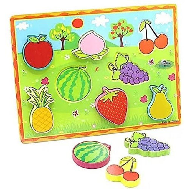 Extrokids Montessori Learning Wooden Puzzle Fruits - EKR0213
