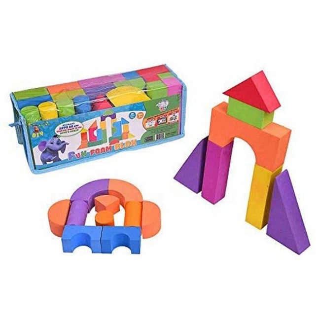 Extrokids Fun Foam and Educational Building Blocks - EKR0243