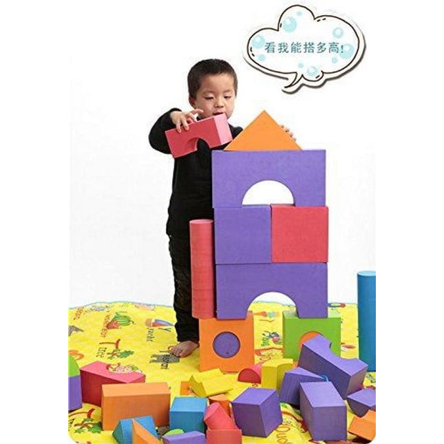 Extrokids Fun Foam and Educational Building Blocks - EKR0244