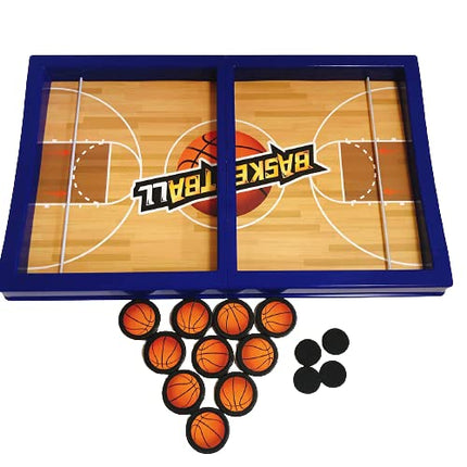 Extrokids Fast Sling Puck Basketball Game Board for Adult and Family - EKR0263B