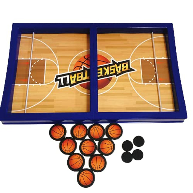 Extrokids Fast Sling Puck Basketball Game Board for Adult and Family - EKR0263B