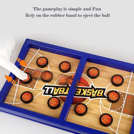 Extrokids Fast Sling Puck Basketball Game Board for Adult and Family - EKR0263B