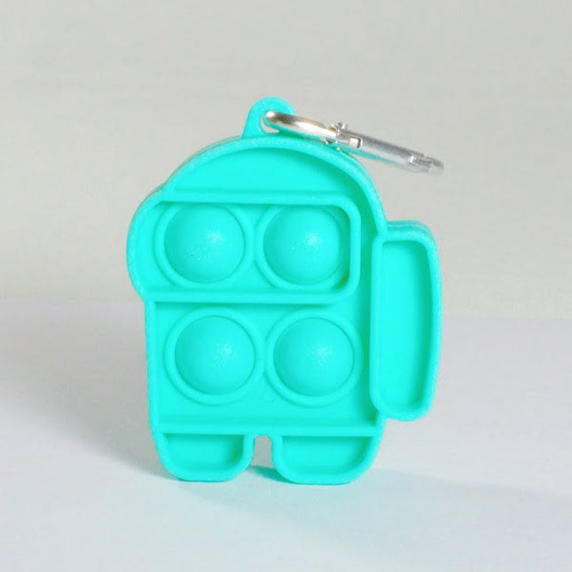 Extrokids Silicon Poppit Fidget Keychain Relaxing Game Toy - EKR0273
