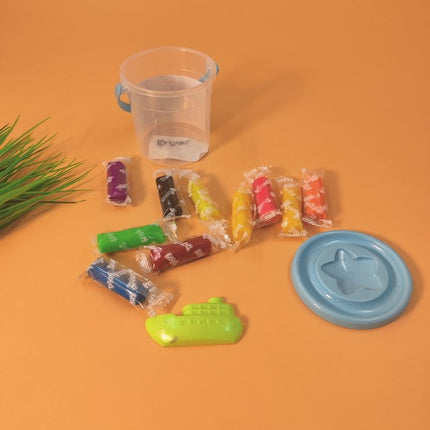 Extrokids kids dry clay kit-blue EKRG0002