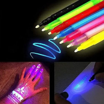 Extrokids Morel Magic Luminous Light Pen UV Writing Invisible Ink Pen - EKT1960