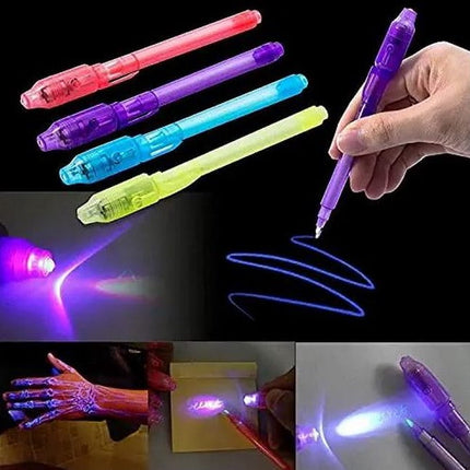 Extrokids Morel Magic Luminous Light Pen UV Writing Invisible Ink Pen - EKT1960