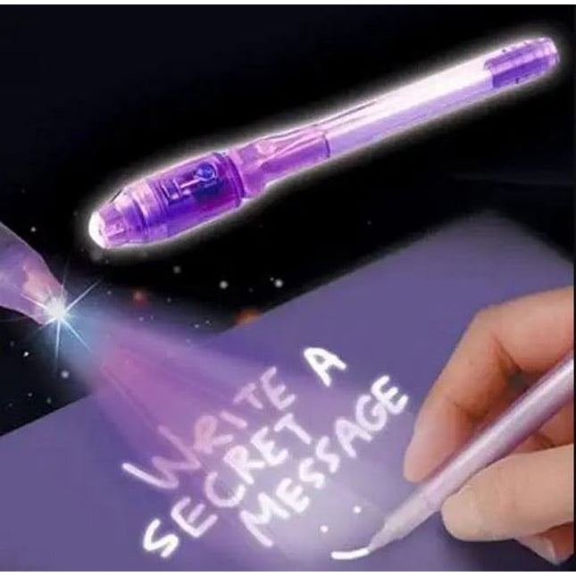 Extrokids Morel Magic Luminous Light Pen UV Writing Invisible Ink Pen - EKT1960