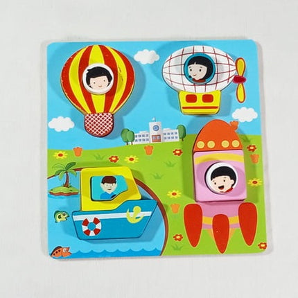 Extrokids wooden block Jigsaw Puzzle - EKSD0011
