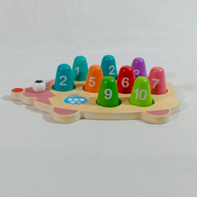 Extrokids Wooden Number Match Toy - Bee Shape - 10 Pc - EKSD0019