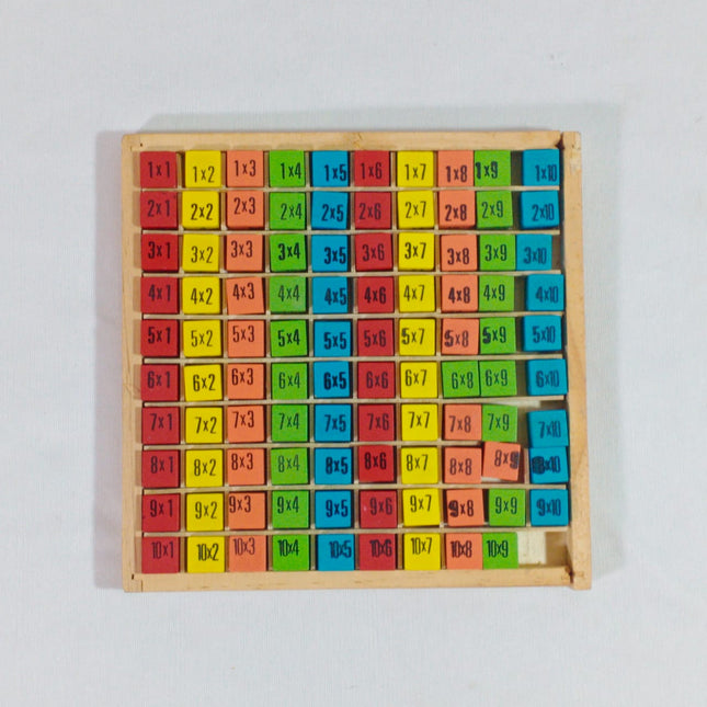 Extrokids Wooden Learning Multiplication Board - EKSD0071