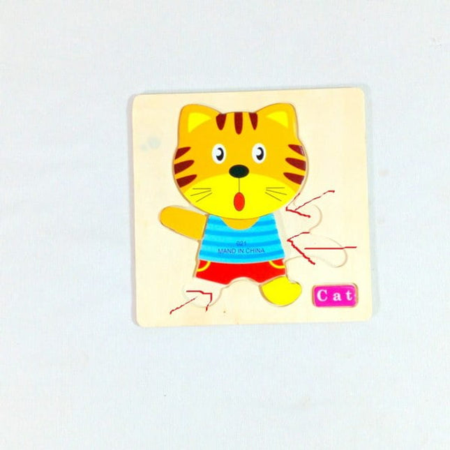 Extrokids Wooden Cat Puzzle - EKSD0077