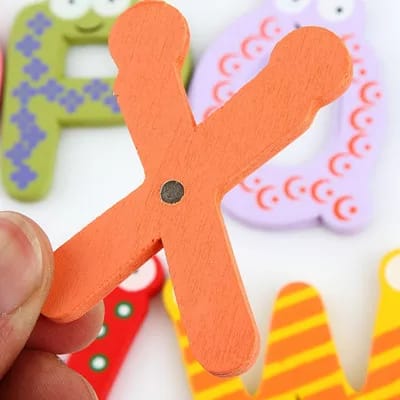 WOODEN MAGNET A TO Z - EKT0118