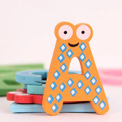 WOODEN MAGNET A TO Z - EKT0118
